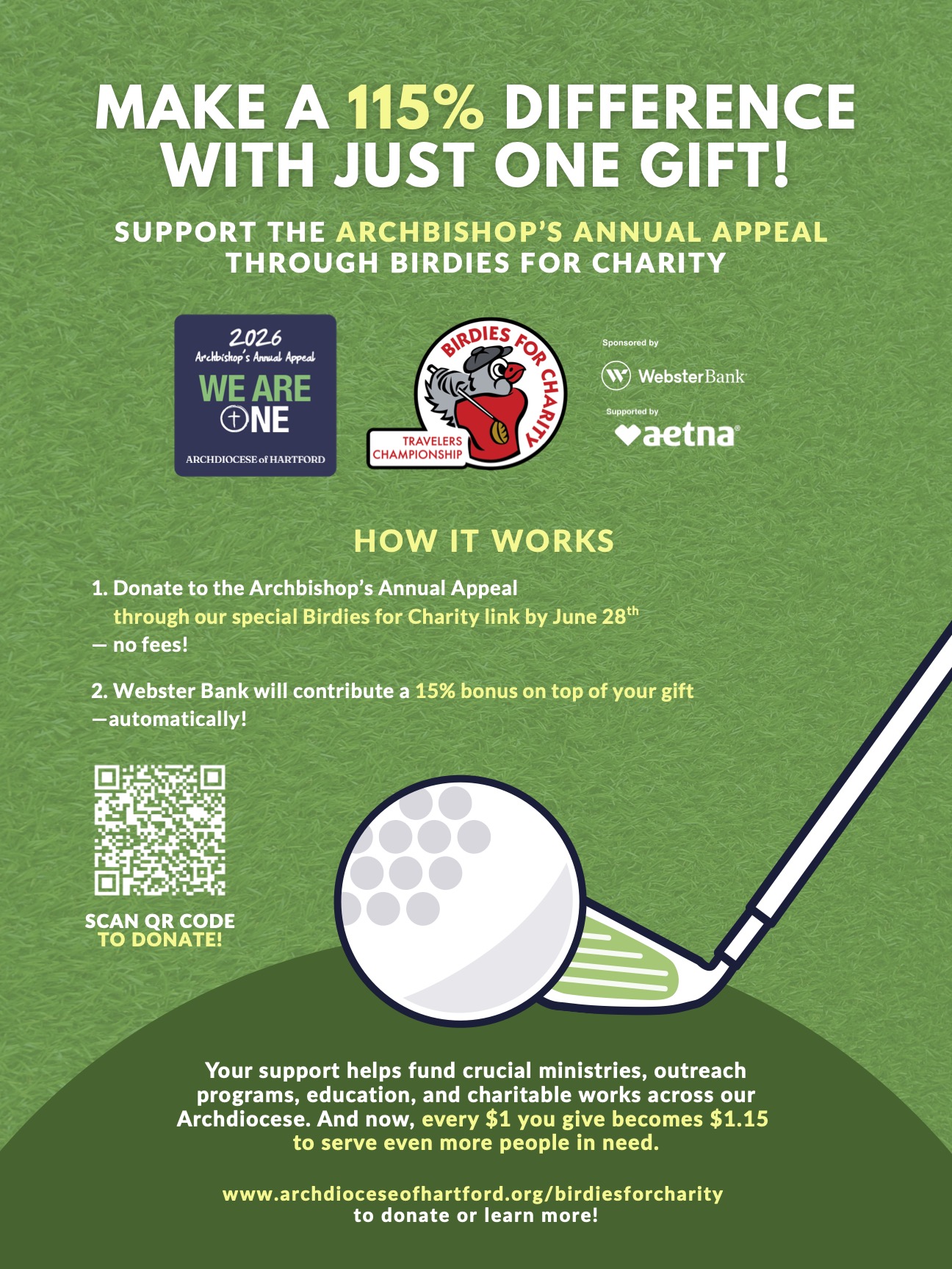Birdies for Charity Flyer